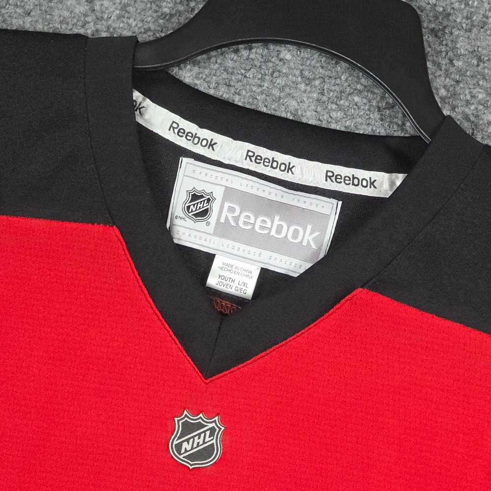 Reebok Youth L/XL Hockey Jersey Red New Jersey Devils Martin Brodeur 30 NHL